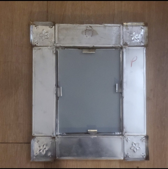 Authentic Mexican Day of the Dead Sugar Skull Tiled Punched Tin Mirror. - Picture 7 of 12